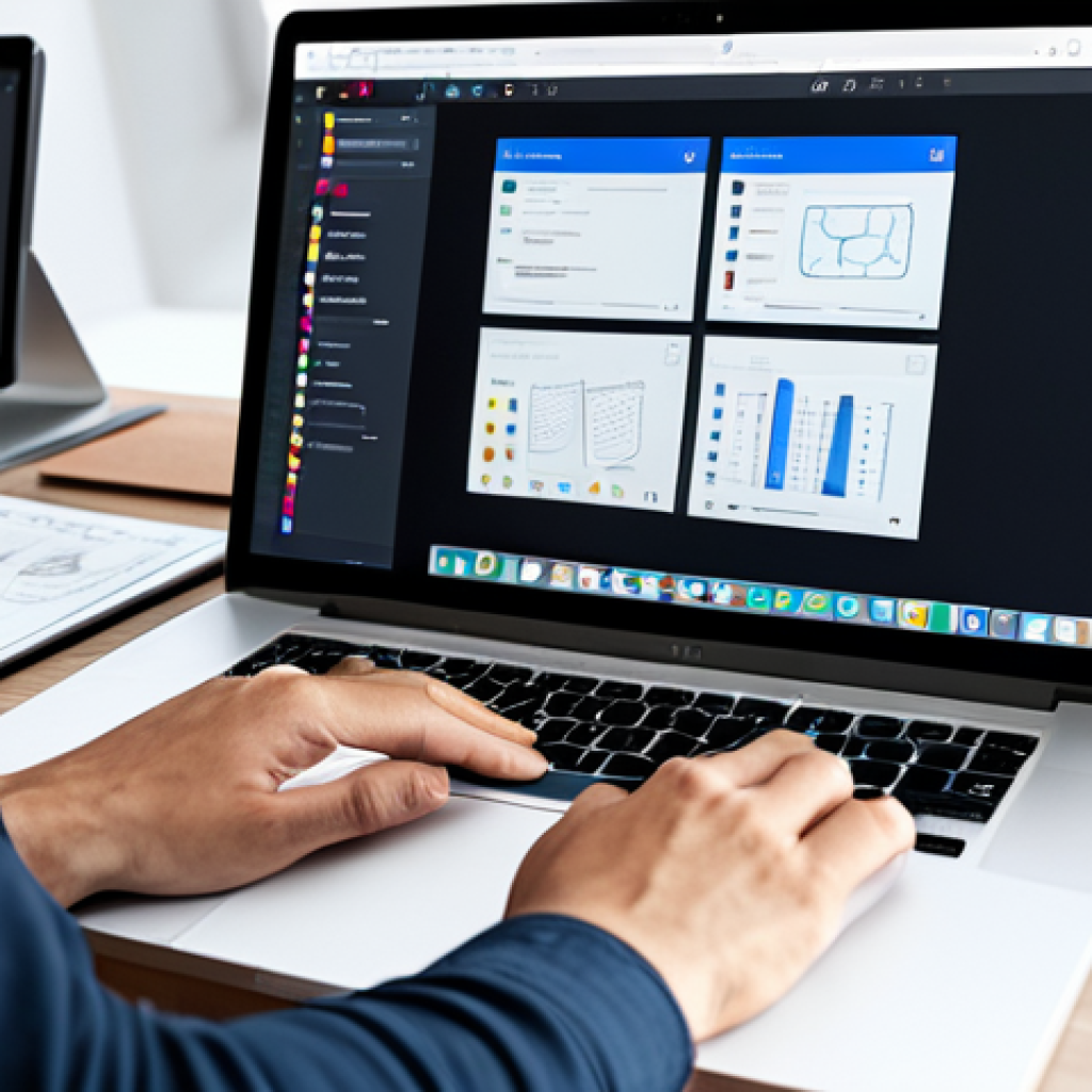 **
"A professional graphic designer, fully clothed in a modest and modern outfit, working on a UX/UI project at a bright and organized desk. The screen shows a wireframe of an app interface. Safe for work, appropriate content, perfect anatomy, correct proportions, well-formed hands, professional, digital art, high quality, family-friendly, natural pose."
**