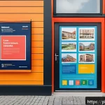 Home 20 시각디자인의 사회적 책임 - A vibrant, inclusive graphic design scene showcasing a diverse group of Polish people of various age...